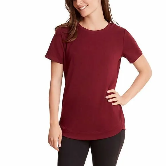 Danskin Women's Tunic Short Sleeve Shirts