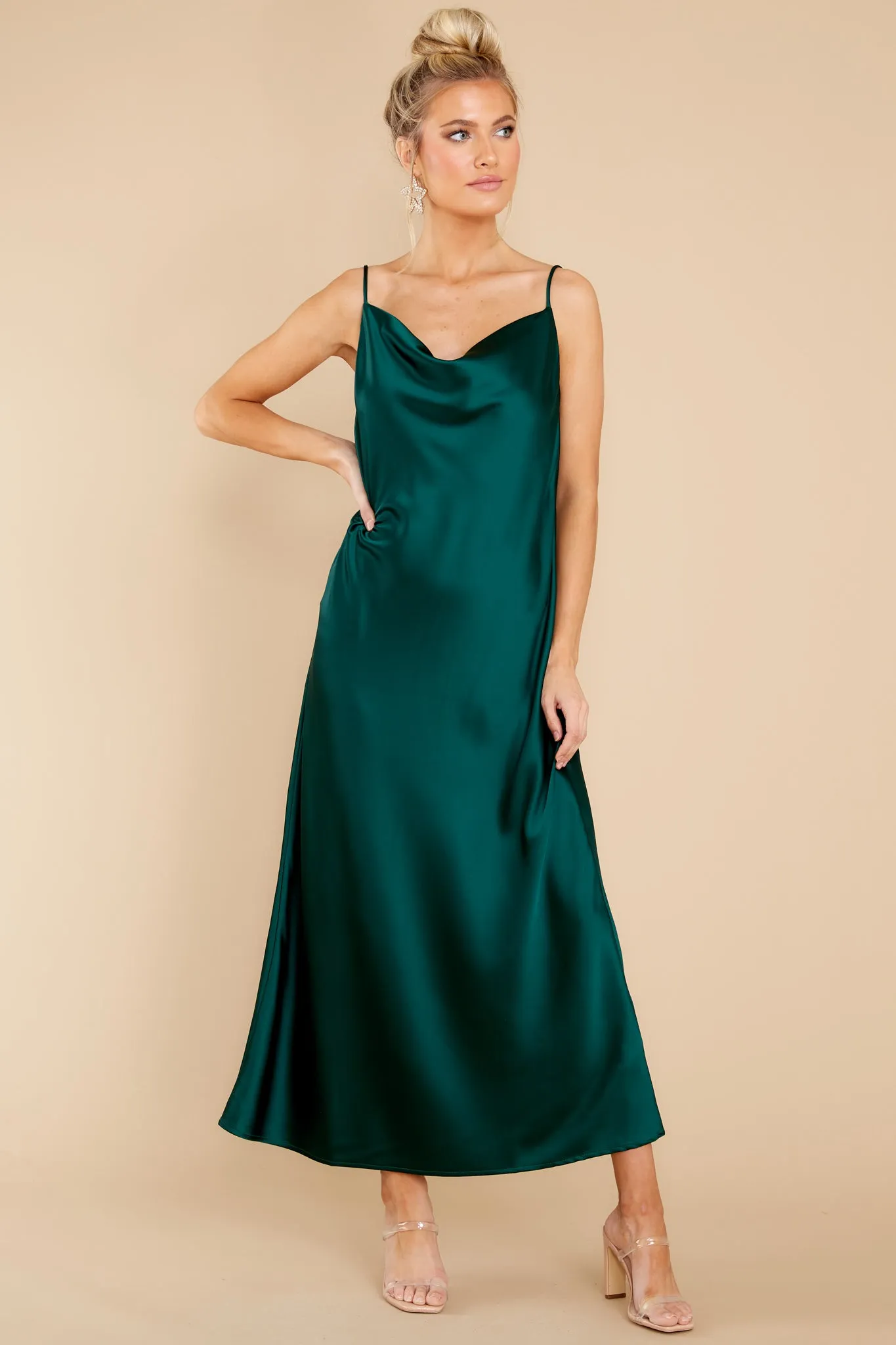 Dash Away All Hunter Green Maxi Dress