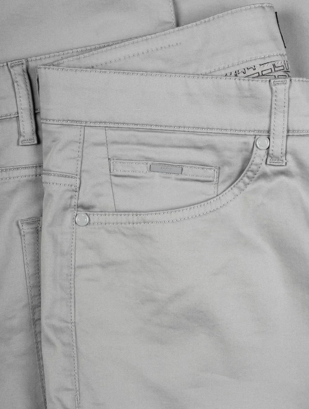 Delaware 3 Slim-Fit Jeans in Comfort Stretch Denim Silver