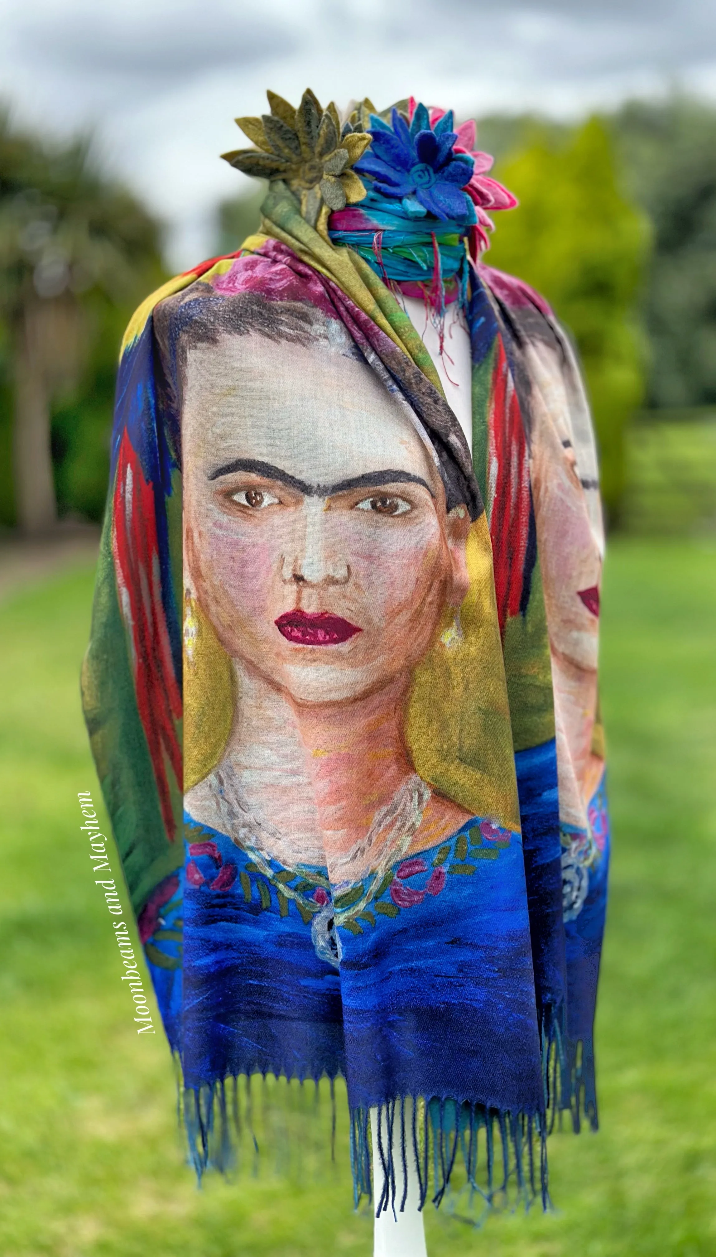 DIVINE FRIDA KAHLO SCARF / PASHMINA / SHAWL