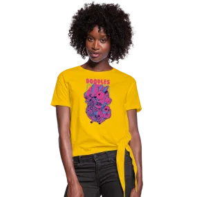 Doodles Women's Knotted T-Shirt