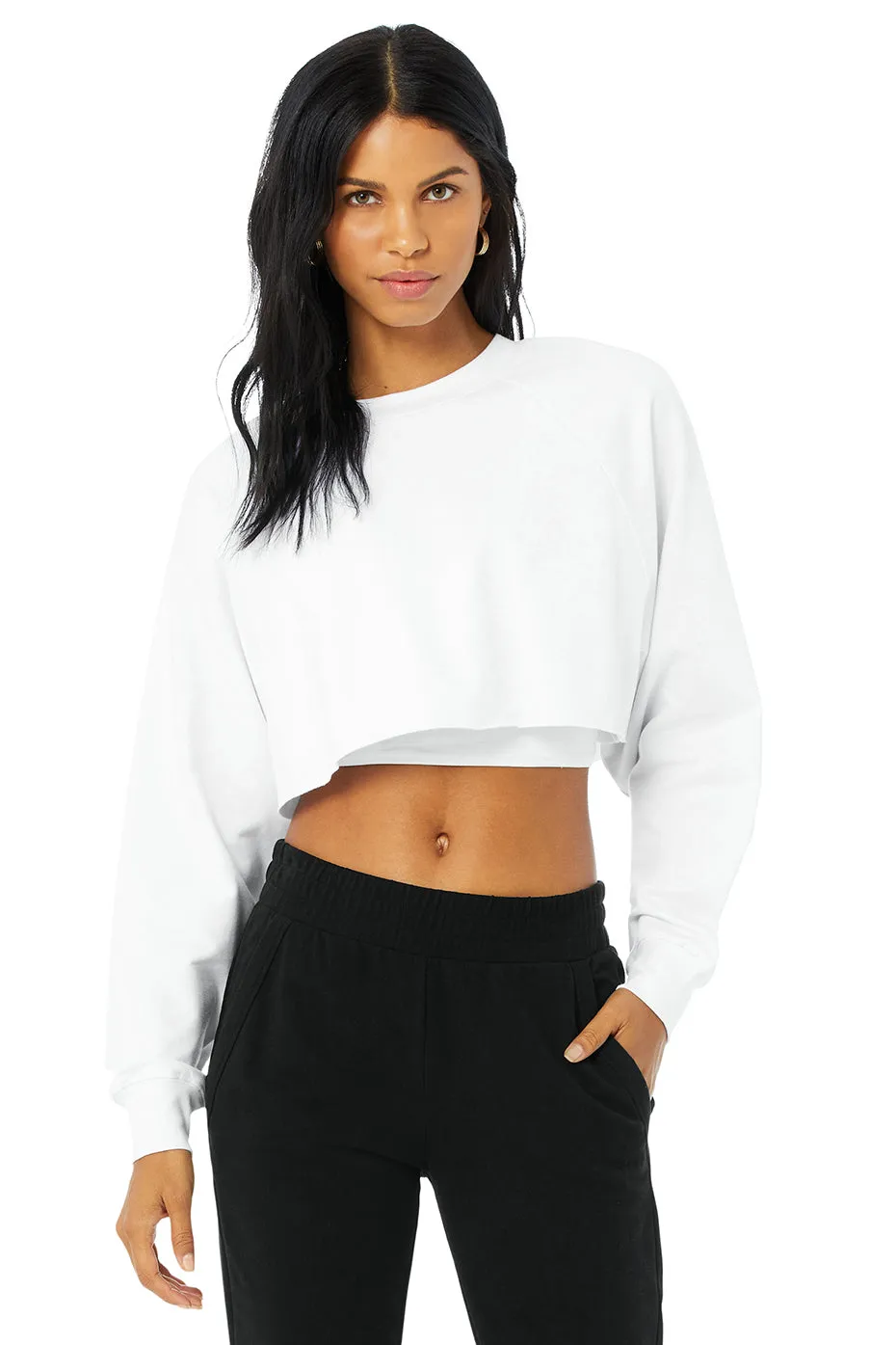 Double Take Pullover - White