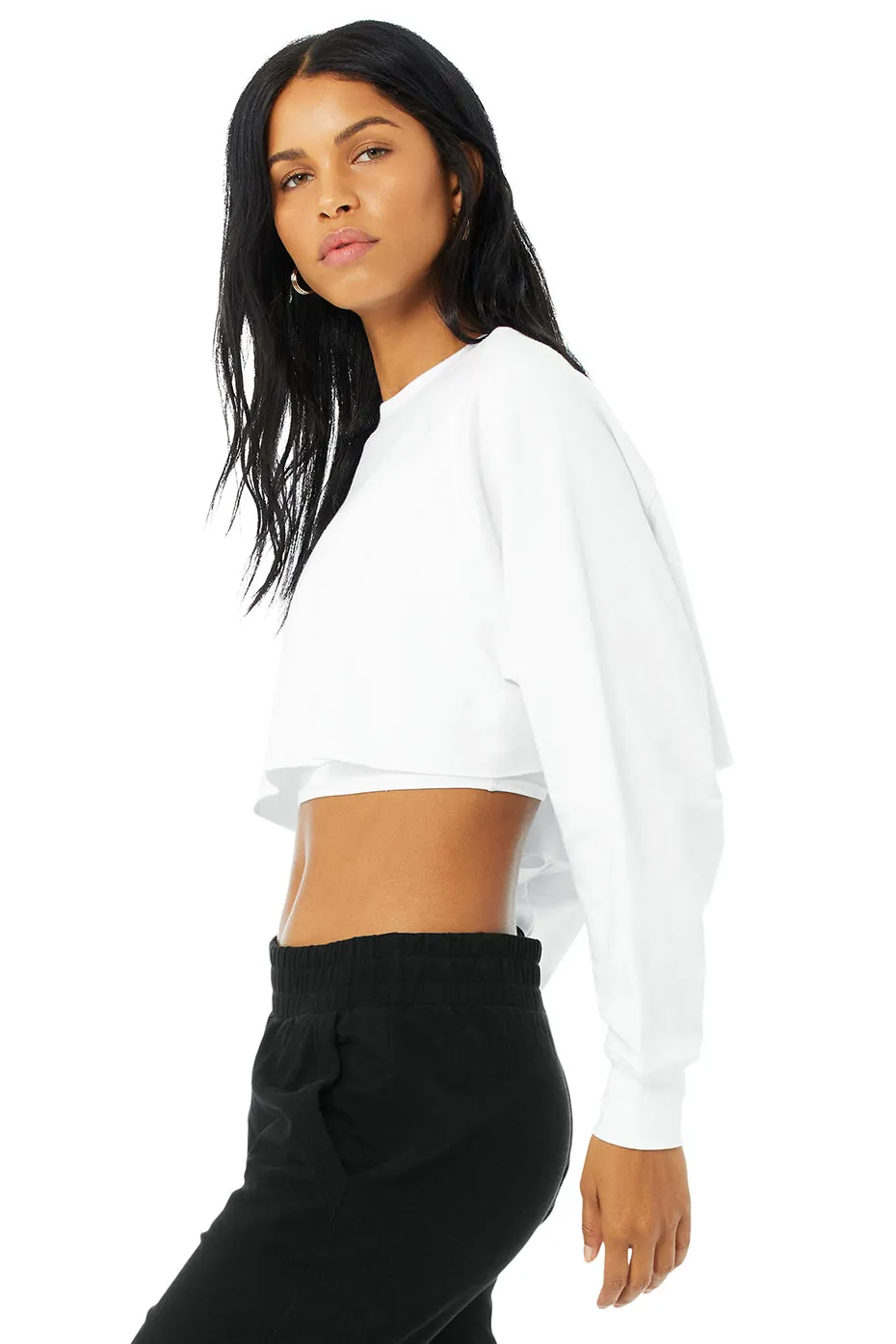 Double Take Pullover - White