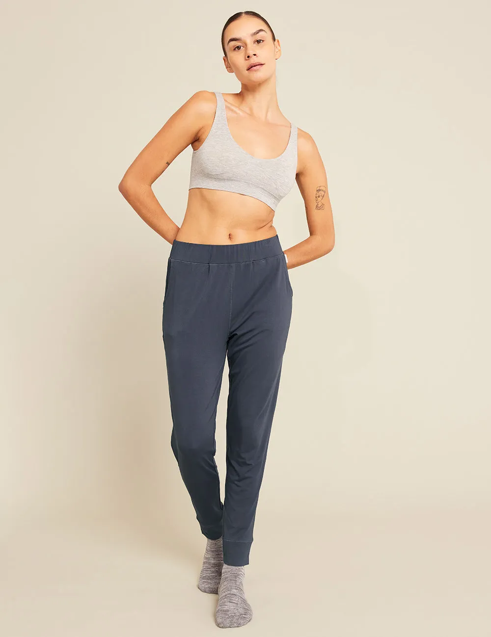 Downtime Slim Leg Lounge Pant - Storm