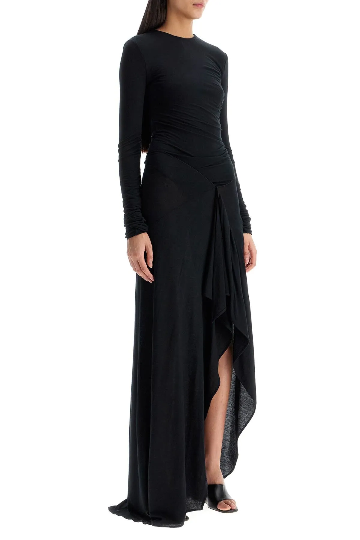 Draped Pleated Dress