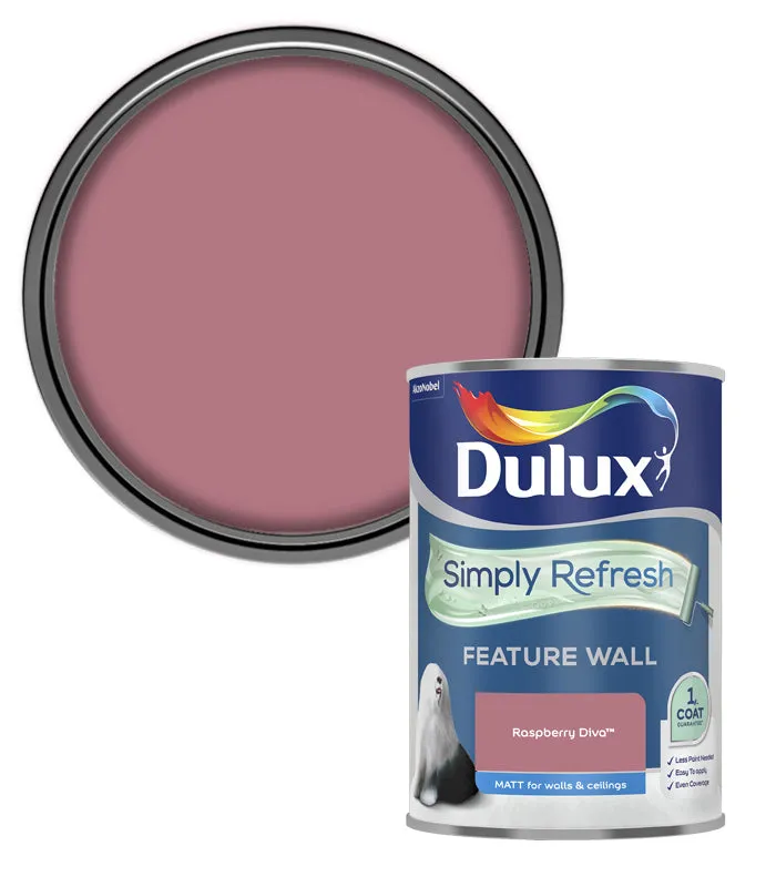 Dulux Simply Refresh One Coat Feature Wall Paint - 1.25 Litre