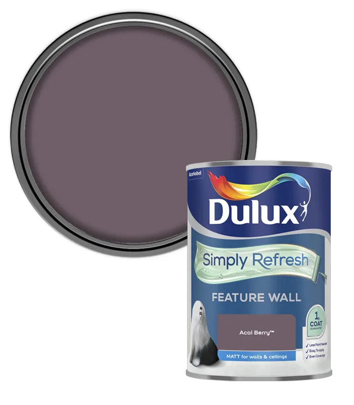 Dulux Simply Refresh One Coat Feature Wall Paint - 1.25 Litre