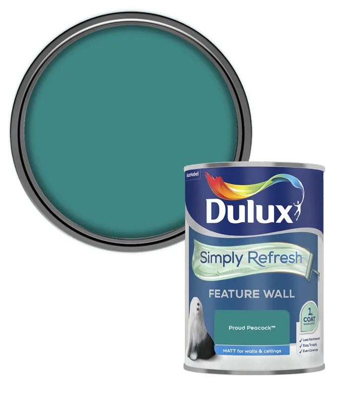 Dulux Simply Refresh One Coat Feature Wall Paint - 1.25 Litre