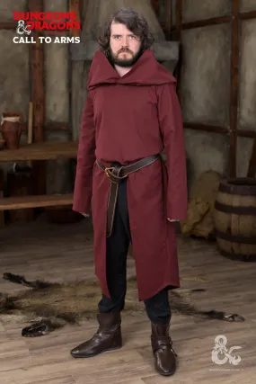 Dungeons & Dragons Paladin Hooded Tunic Bordeaux