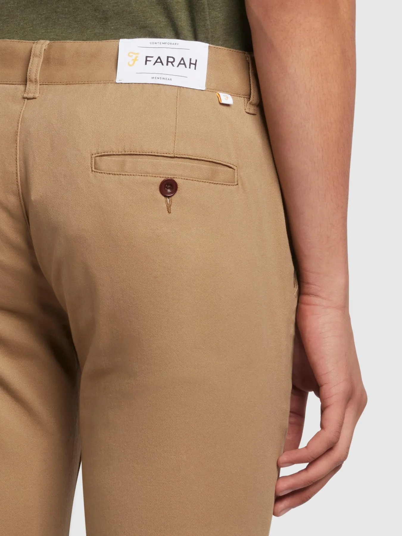 Endmore Skinny Fit Chinos In Beige