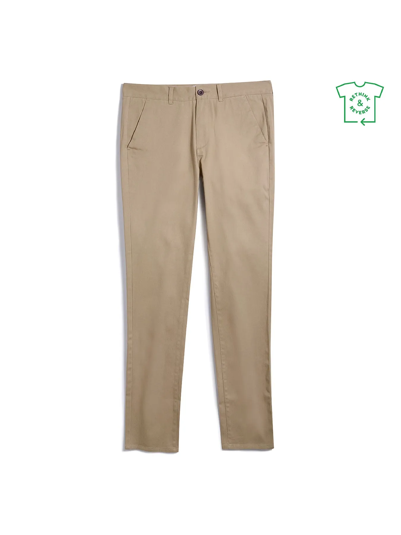 Endmore Skinny Fit Chinos In Beige