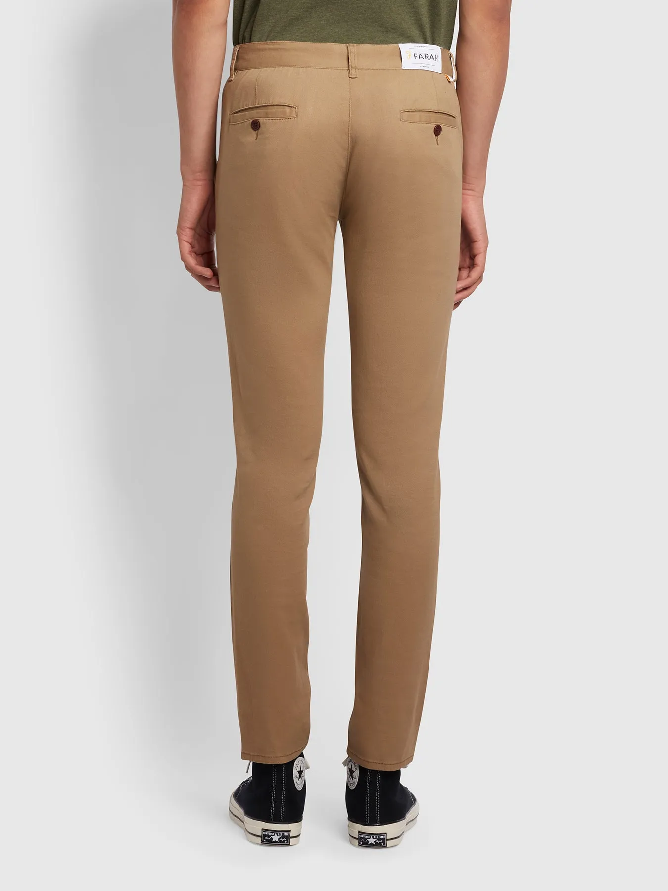 Endmore Skinny Fit Chinos In Beige