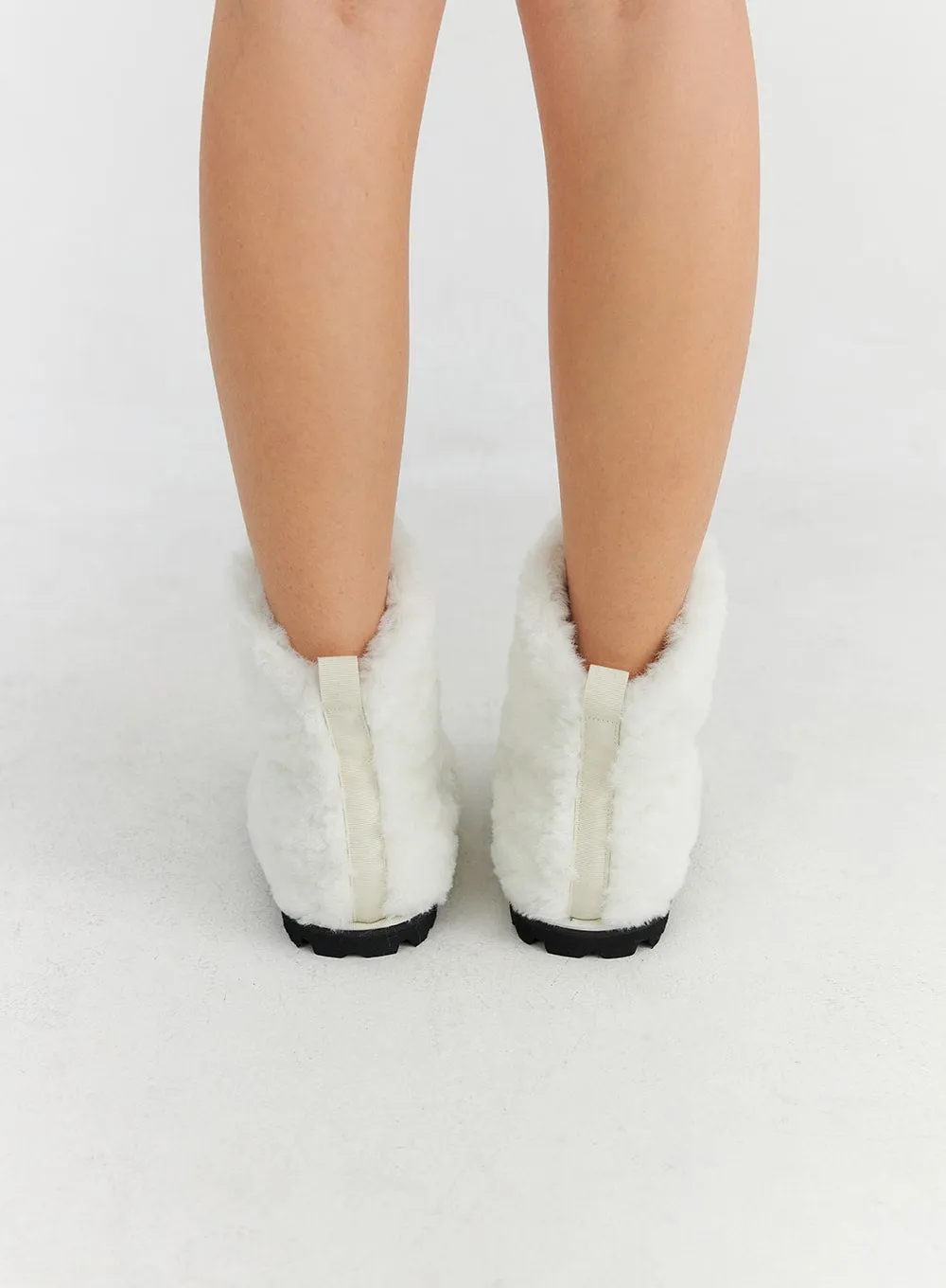 Faux Fur Plush Ankle Boots CN310