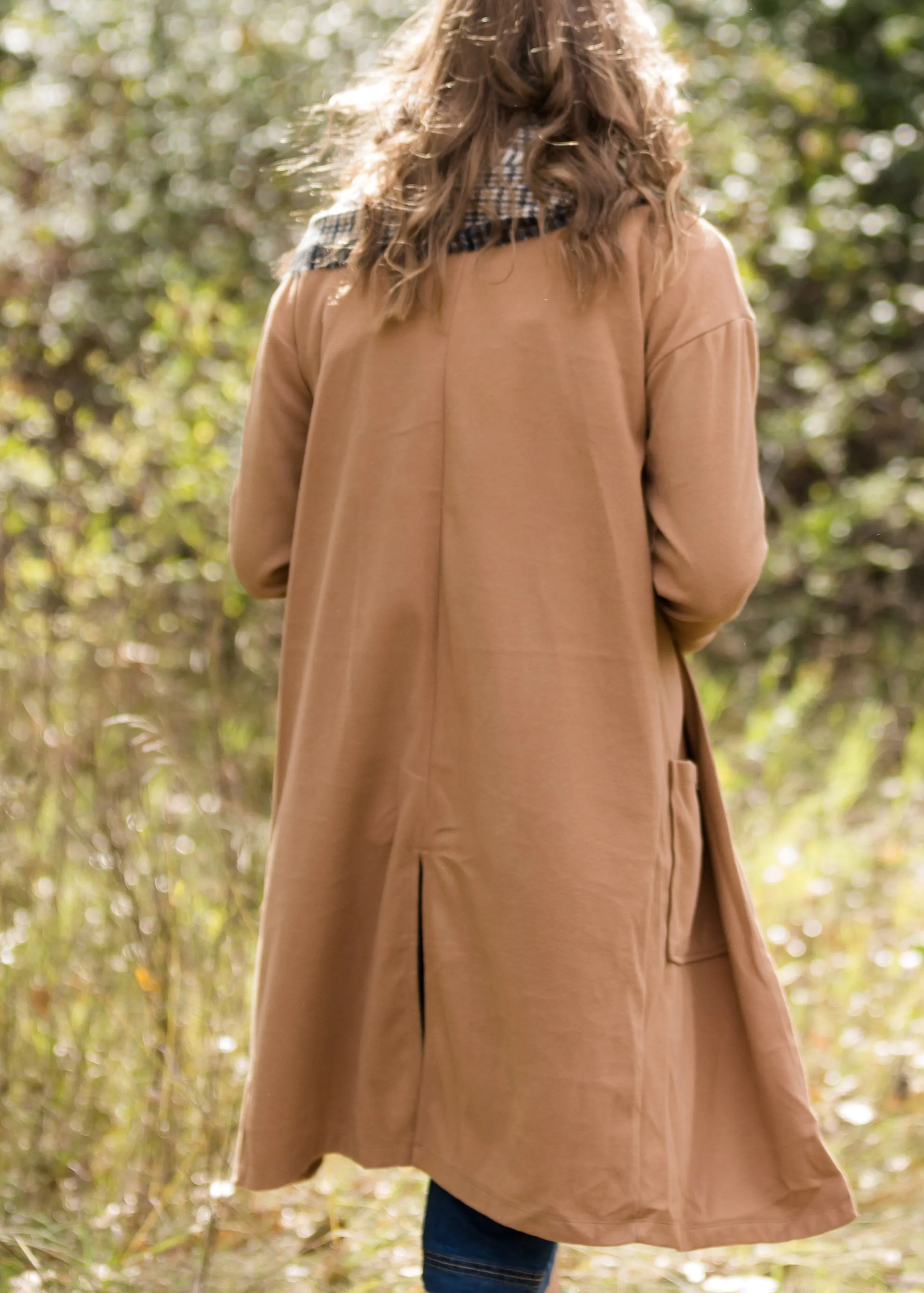 Felt Long Dress Coat - FINAL SALE