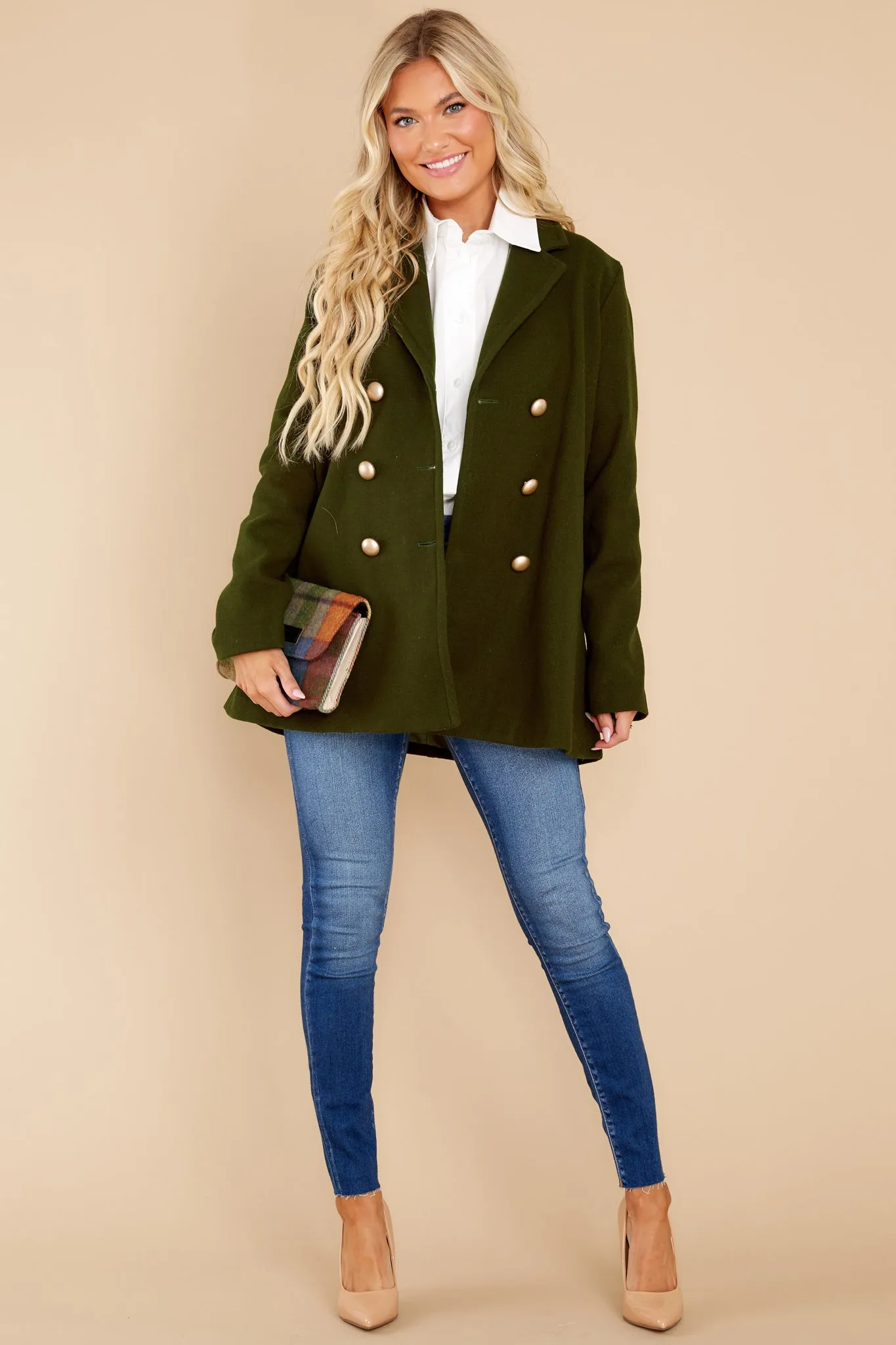 Fit For A Queen Olive Green Coat