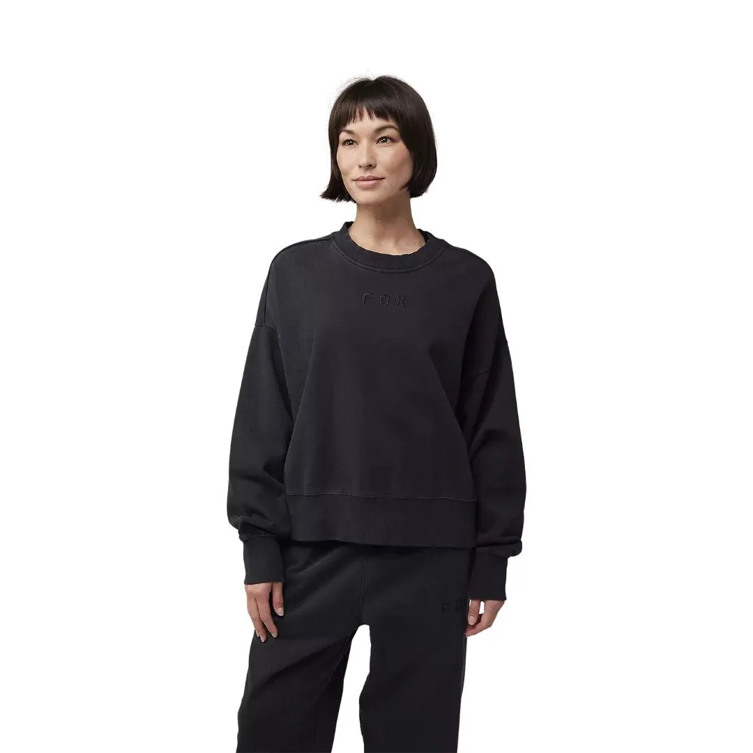 FOX Women's Workmark Oversized Fleece Crew Sweater