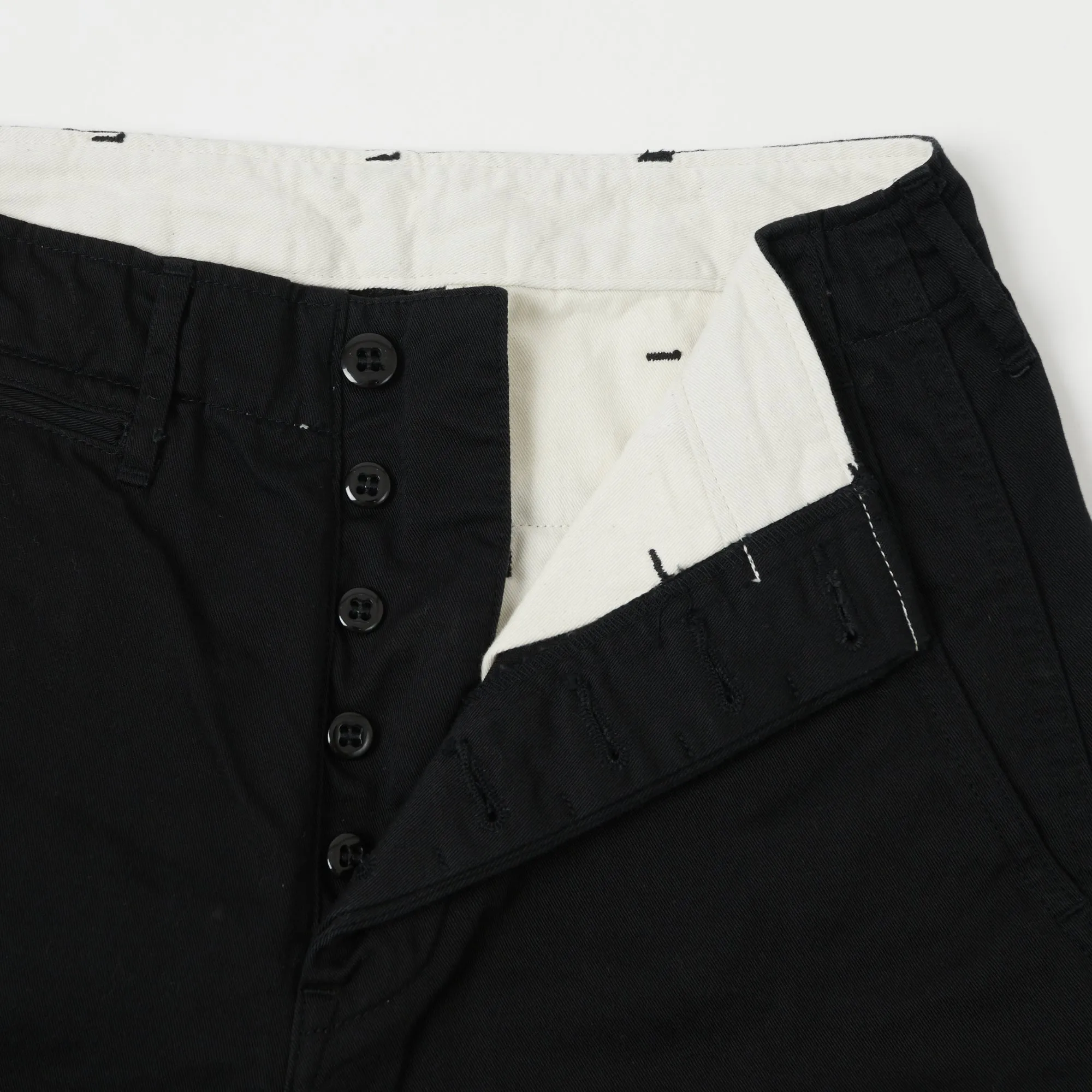 Full Count 1125 Chino Short - Black