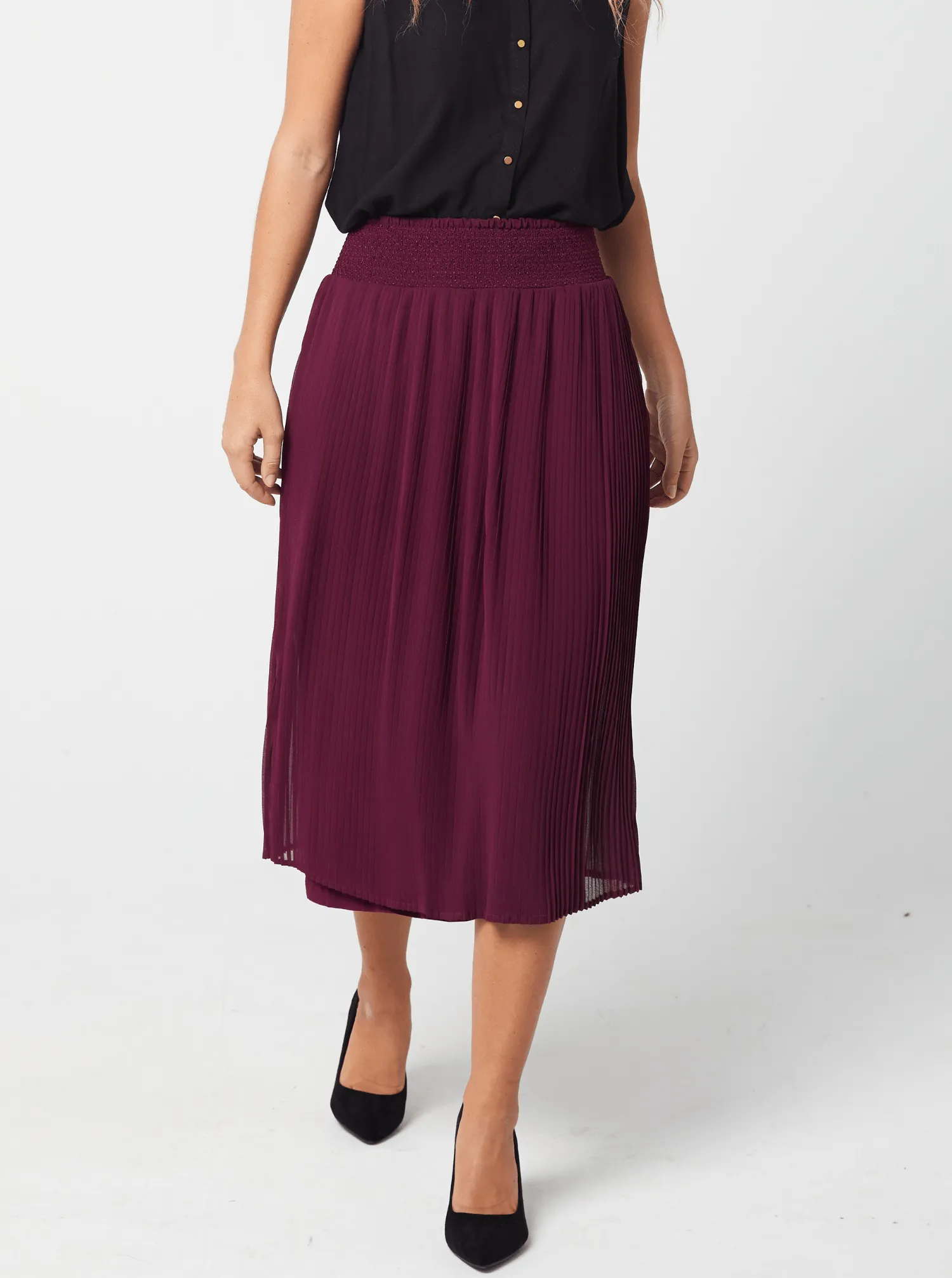 GENEVA Skirt - Wine