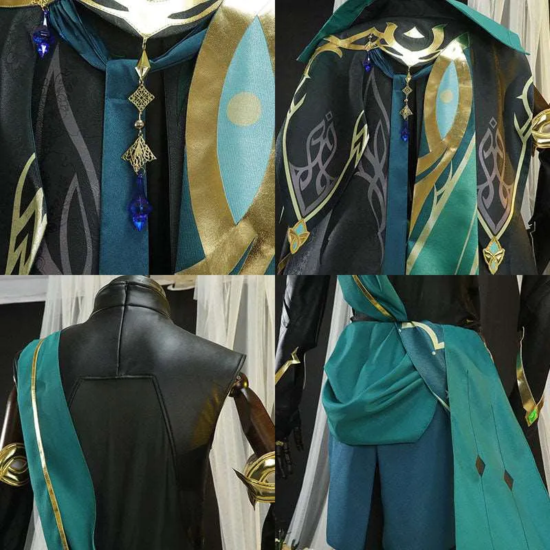 Genshin Impact Al-Haytham Al Haitham Halloween Cosplay Costume