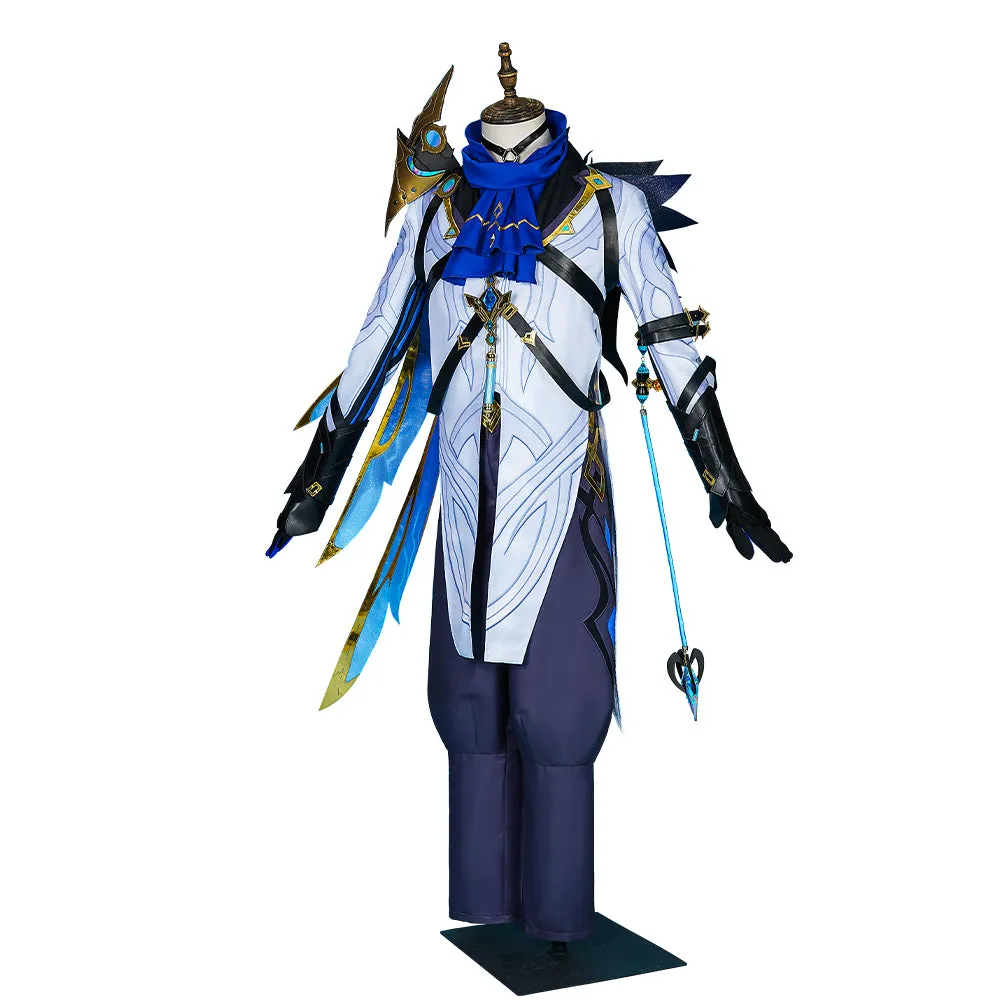 Genshin Impact the Eleven Fatui Harbingers The Doctor Il Dottore Cosplay Costume