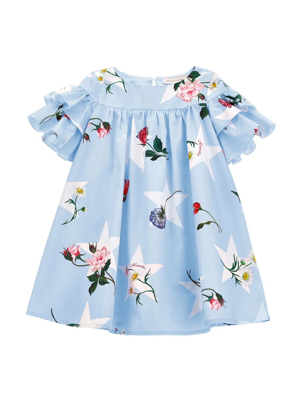 Girls Flared cotton dress