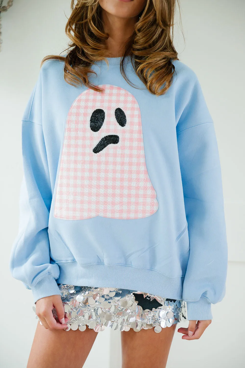 GIRLY GHOST BLUE PULLOVER