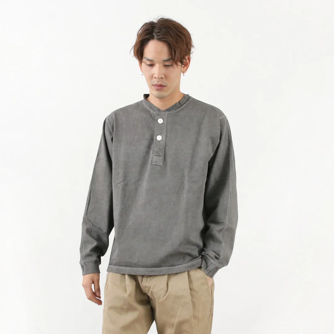 GOOD ON / L/S heavy henley T