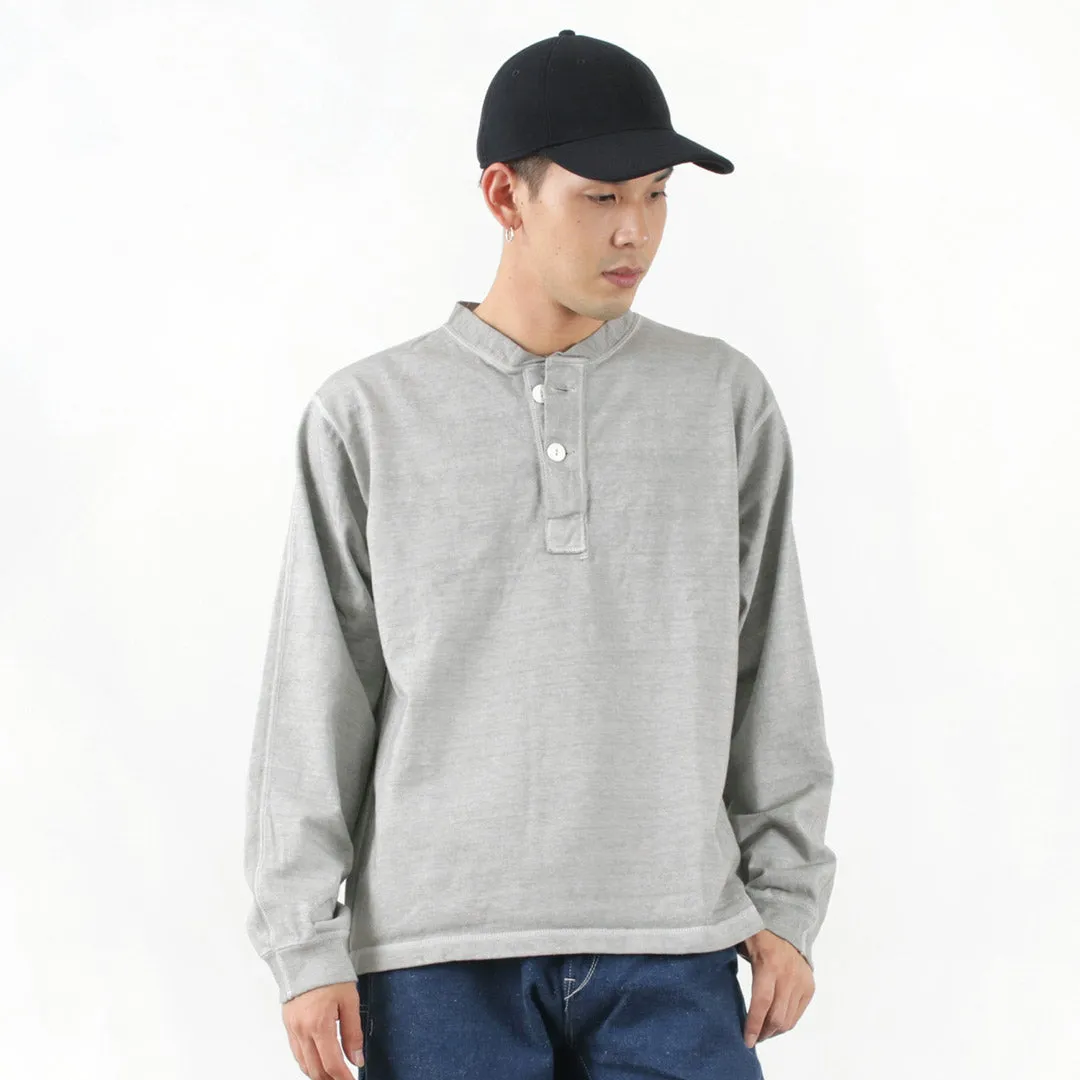 GOOD ON / L/S heavy henley T