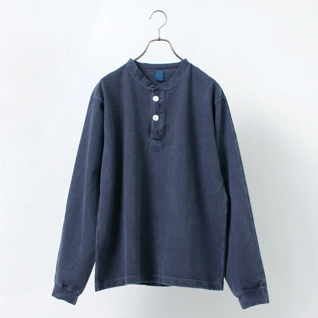 GOOD ON / L/S heavy henley T