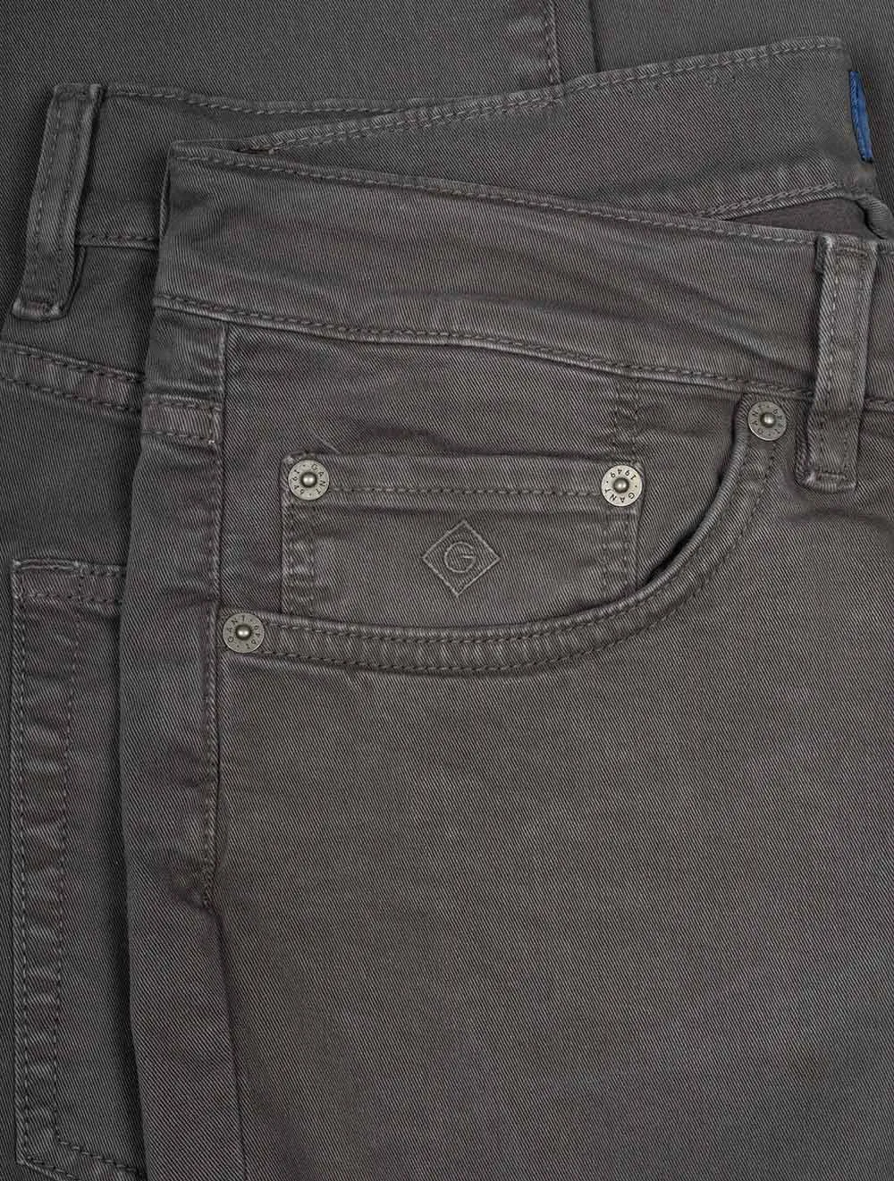 Hayes Slim Fit Desert Jeans Antracite