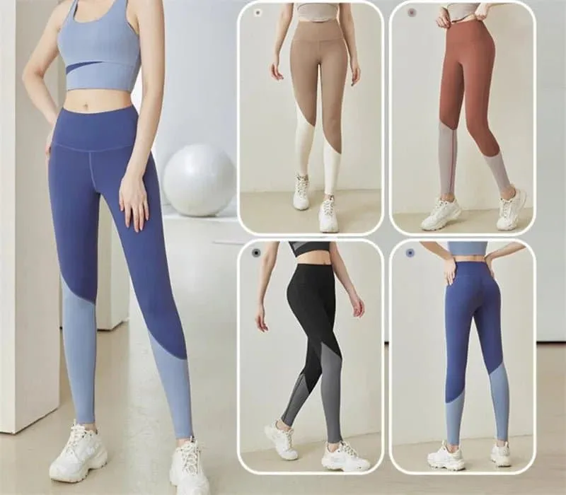 High Waist Yoga Leggings for Women - Moisture-Wicking, Ankle-Length Pants