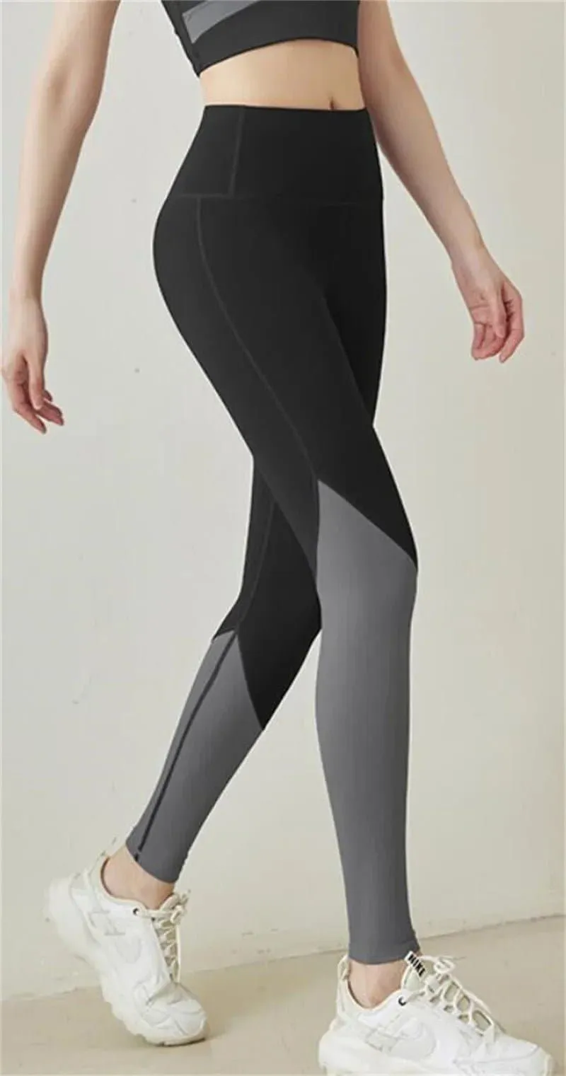 High Waist Yoga Leggings for Women - Moisture-Wicking, Ankle-Length Pants