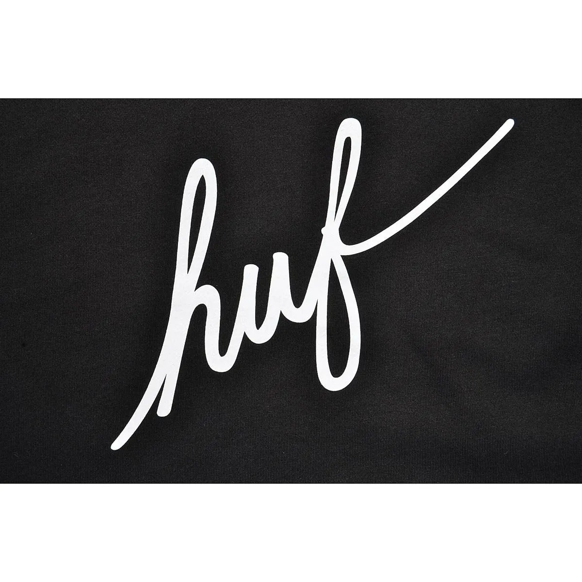 HUF DEMI SCRIPT PULLOVER HOOD // BLACK