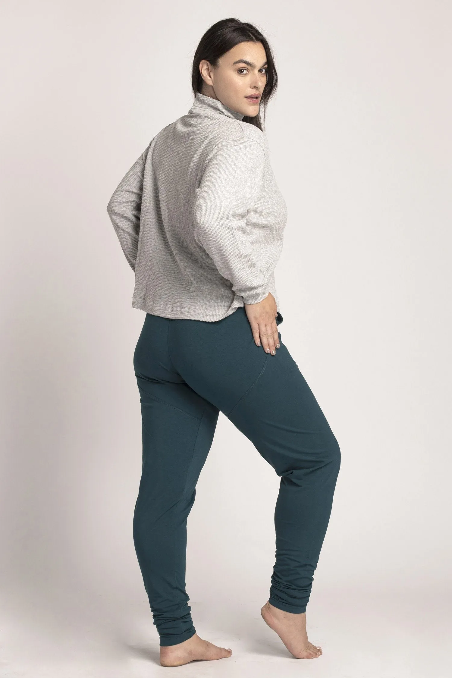 I'mPerfect Organic Cotton Extra Long Slouchy Pants 25%off