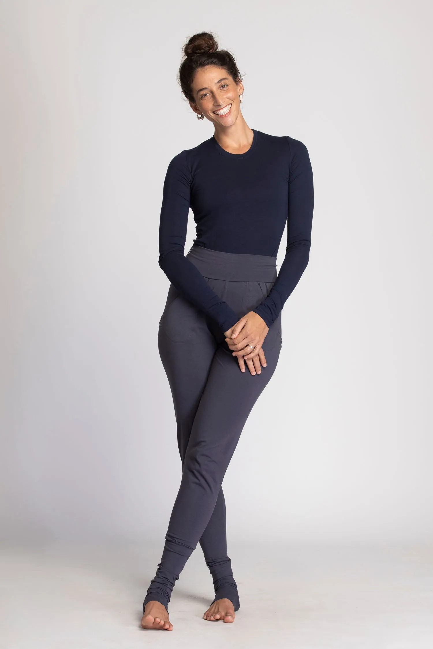 I'mPerfect Organic Cotton Extra Long Slouchy Pants 35%off