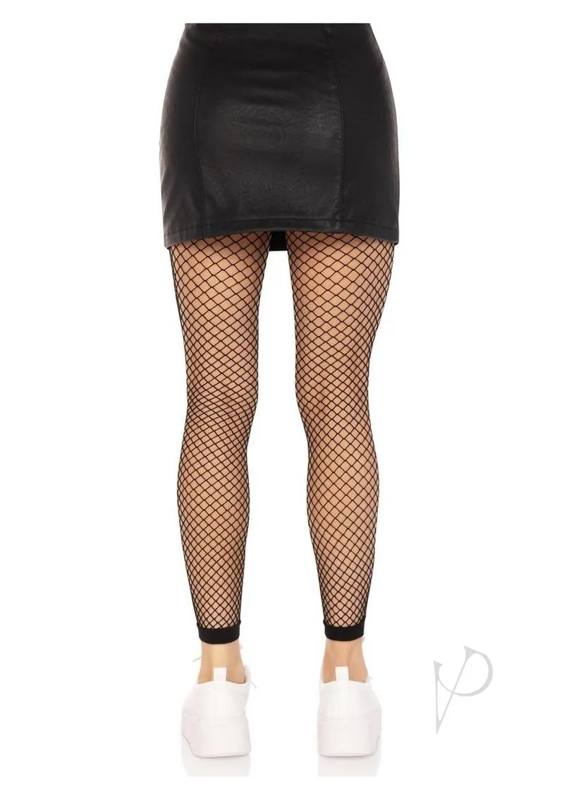 Industrial Net Footless Tights Os Blk