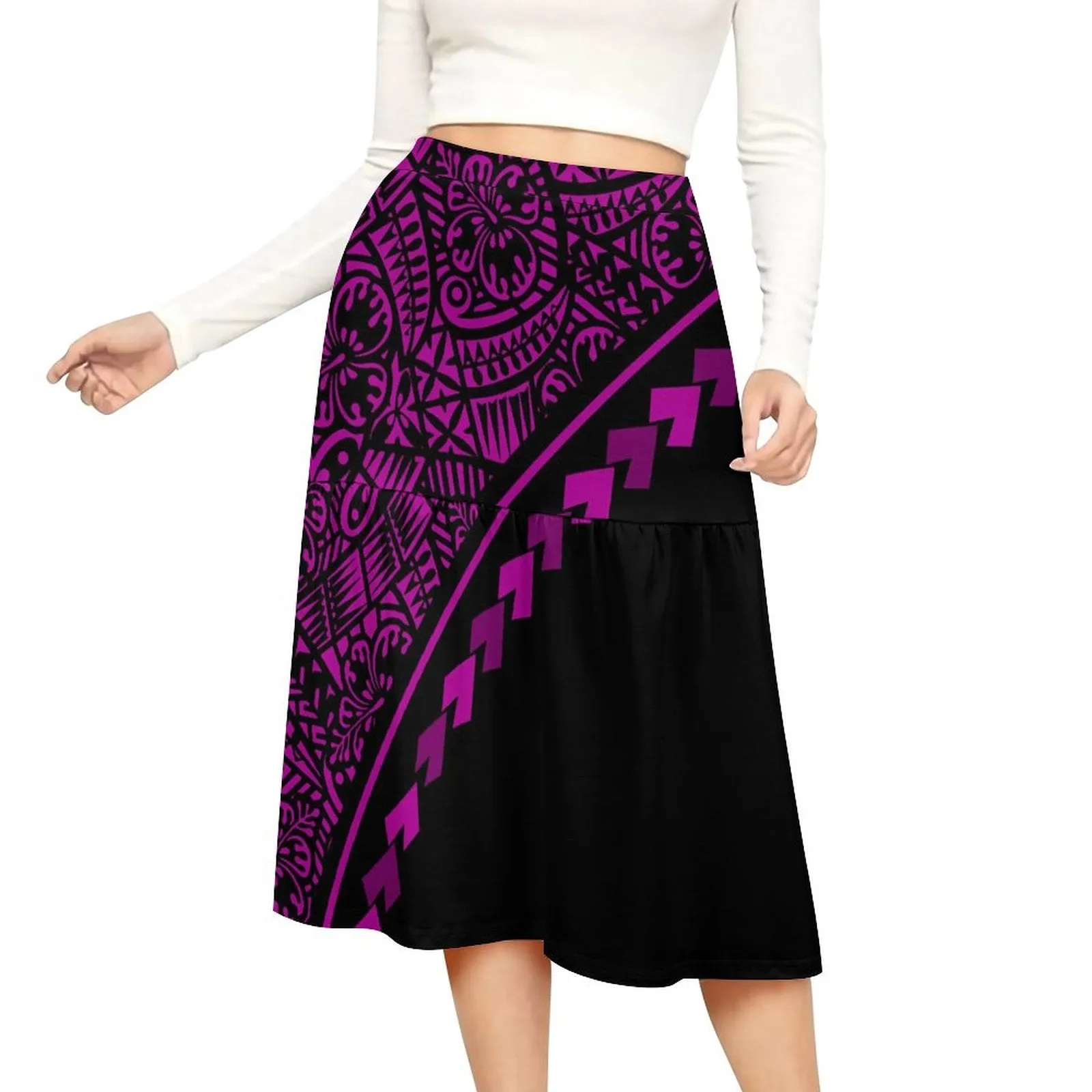 Island Blossom Midi Skirt-Culture Heaven Special