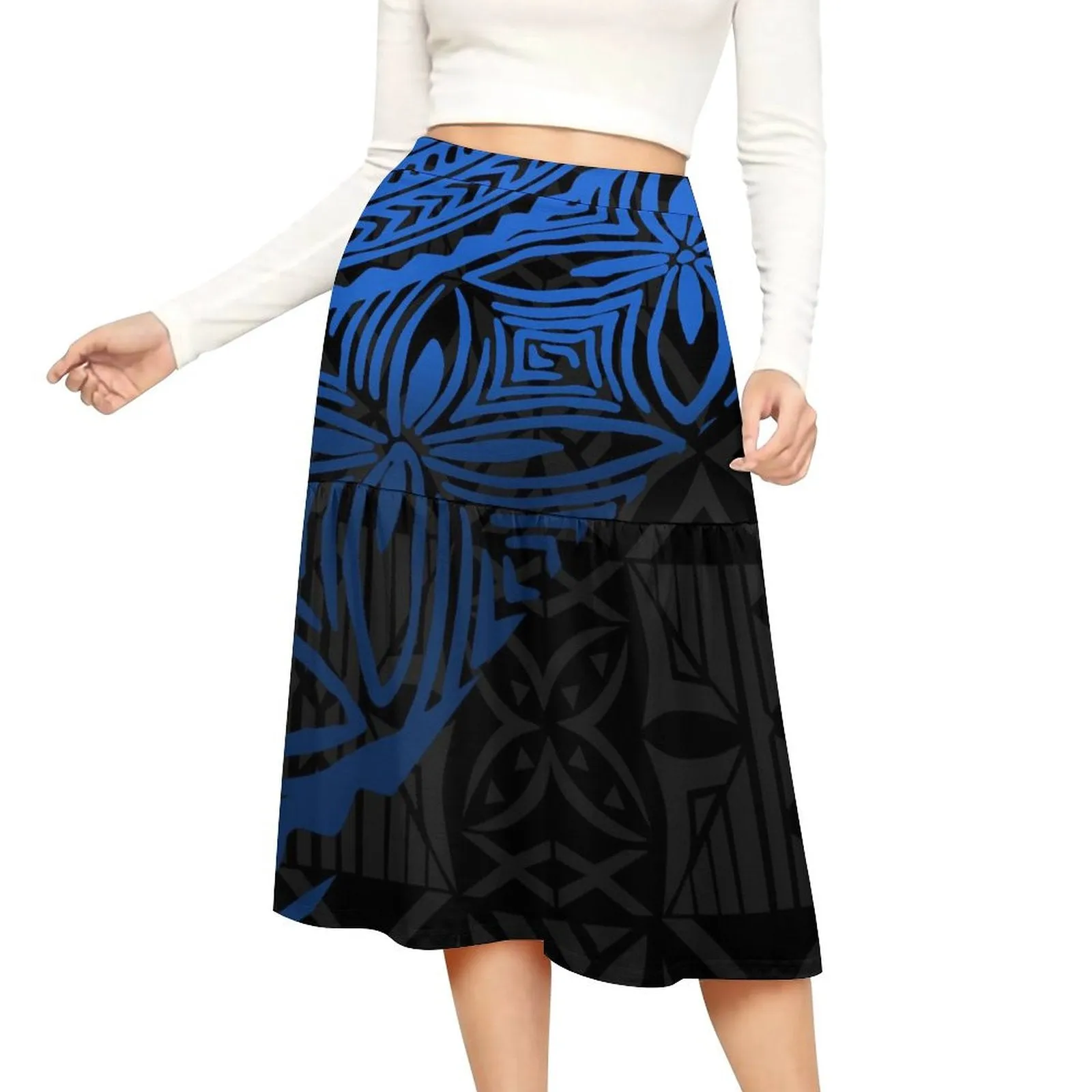 Island Blossom Midi Skirt-Culture Heaven Special