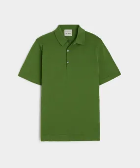 John Smedley Mycroft Polo in Olive