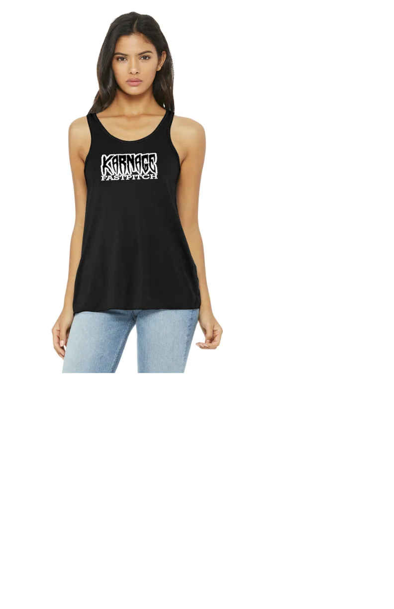 KARNAGE BELLA CANVAS LADIESSOFT RACEBACK  FLOWY TANK