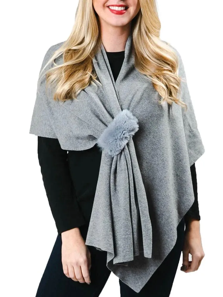 Katie Fur Wrap - 8 Colors