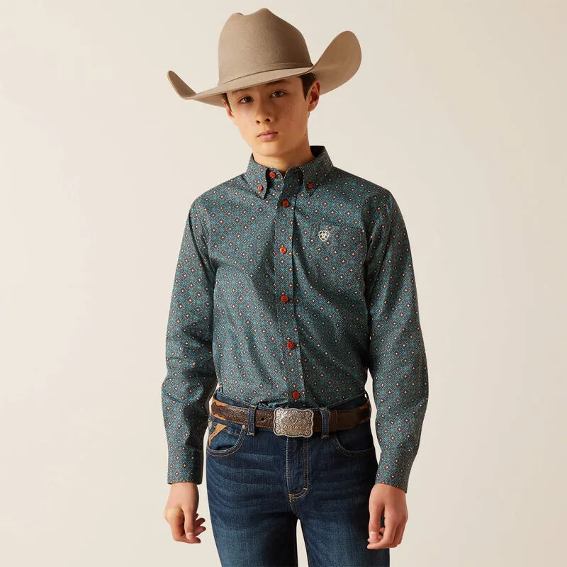 Kids Ariat Broderick Classic Fit Shirt - 10046432