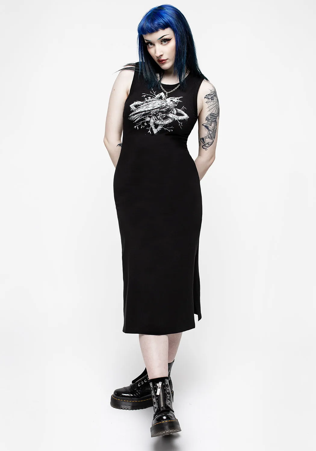 Korun Sleeveless Midi Dress