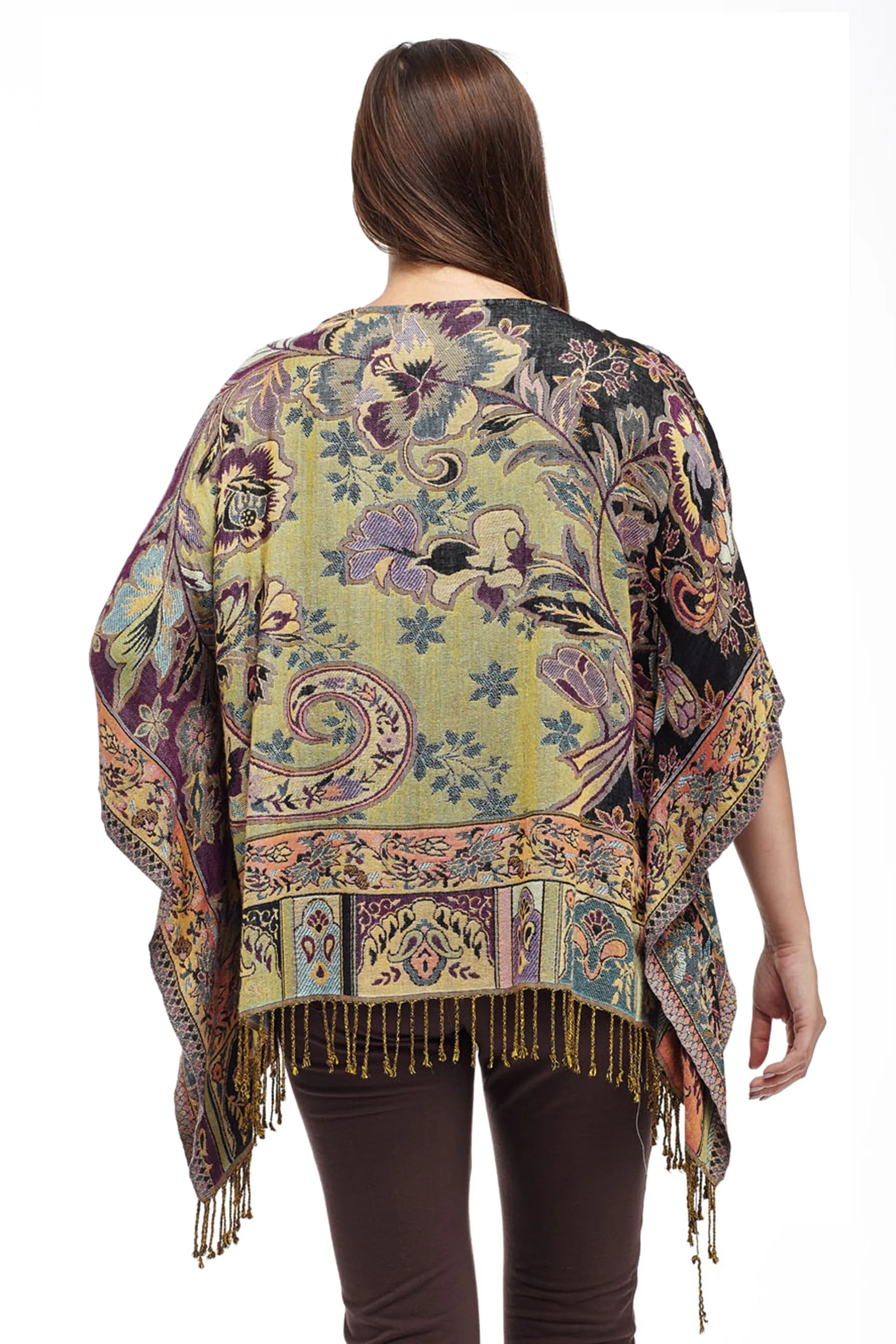 La Cera Shawl Poncho