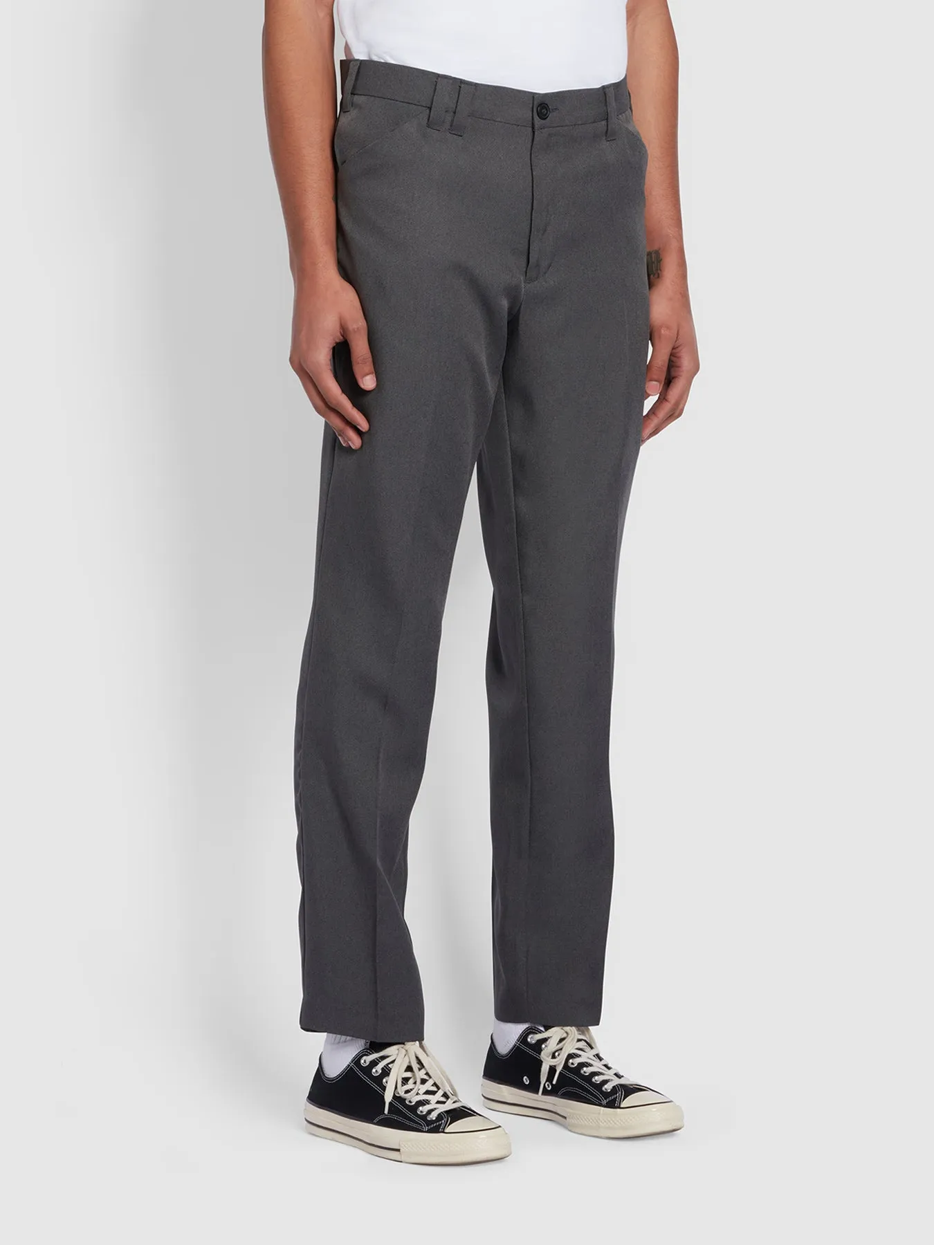 Ladbroke Hopsack Trousers In Farah Grey