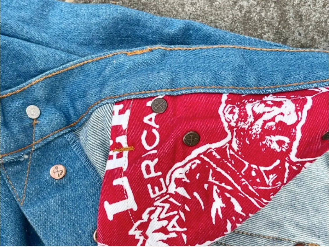 Leftfield NYC Greaser Mt Vernon Mills Rodeo Blue Denim (Cowboy Fit)