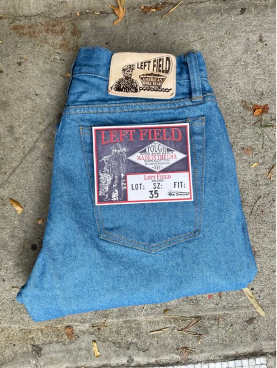 Leftfield NYC Greaser Mt Vernon Mills Rodeo Blue Denim (Cowboy Fit)