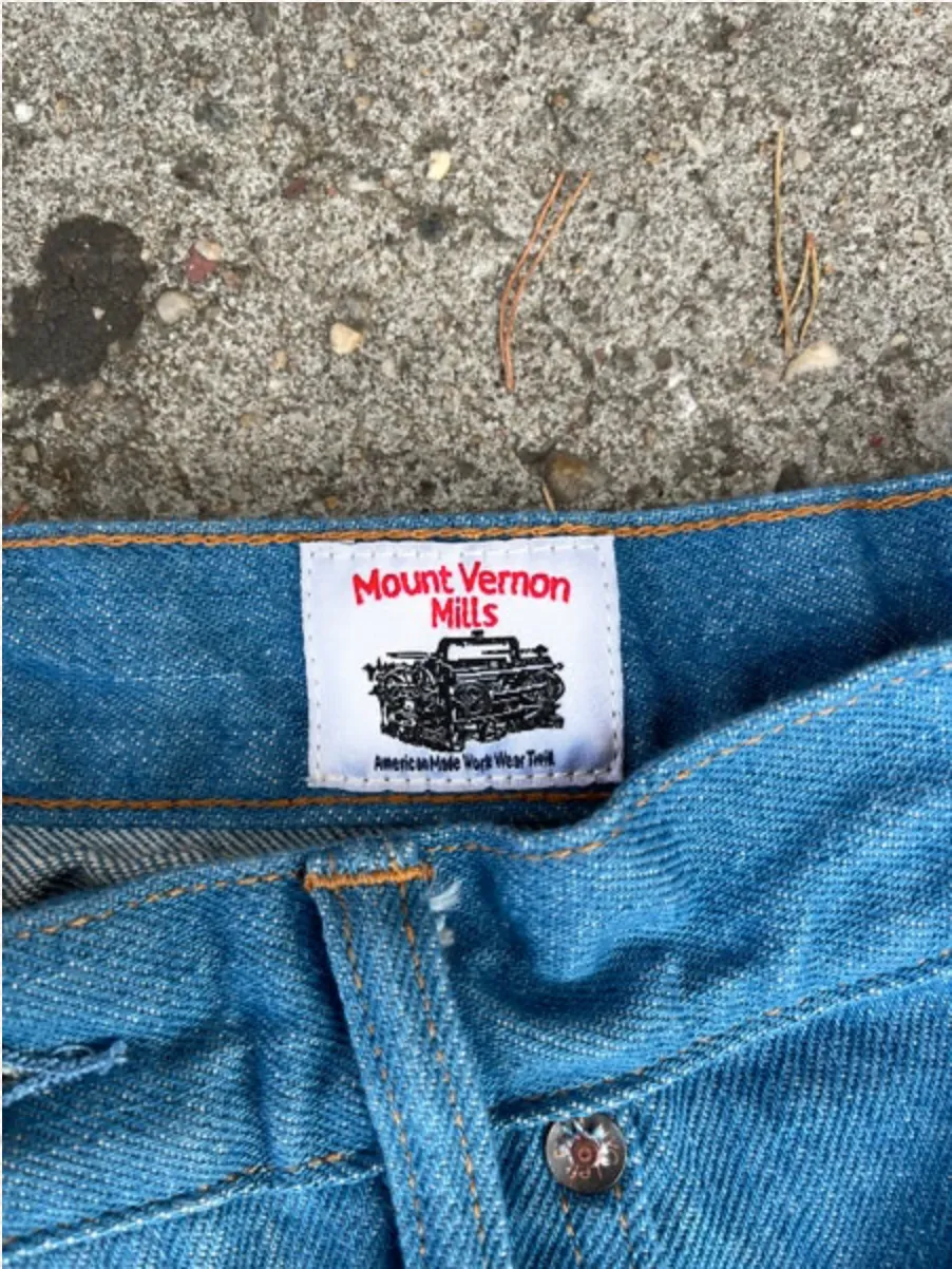 Leftfield NYC Greaser Mt Vernon Mills Rodeo Blue Denim (Cowboy Fit)