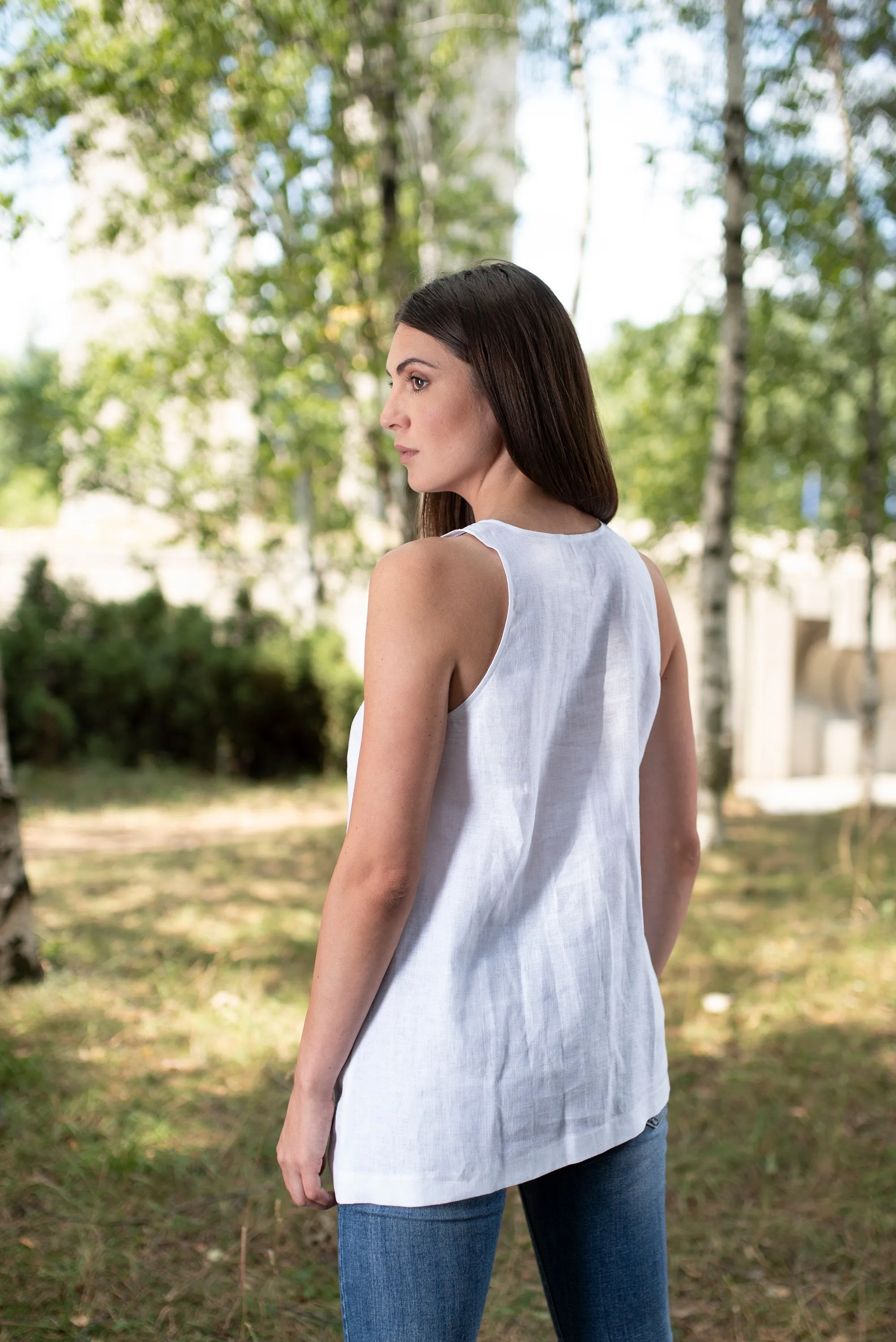 Linen Tank Top