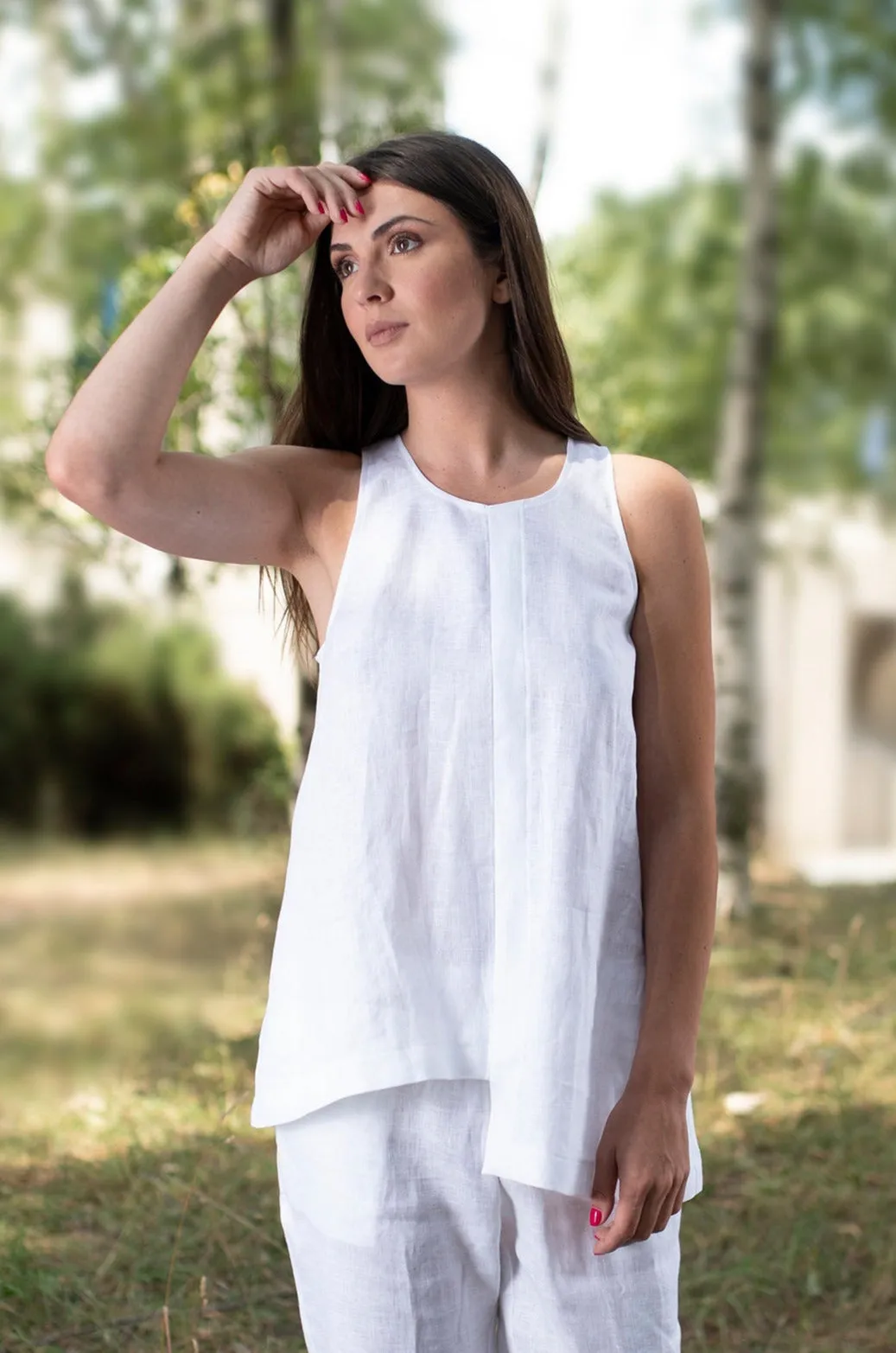 Linen Tank Top